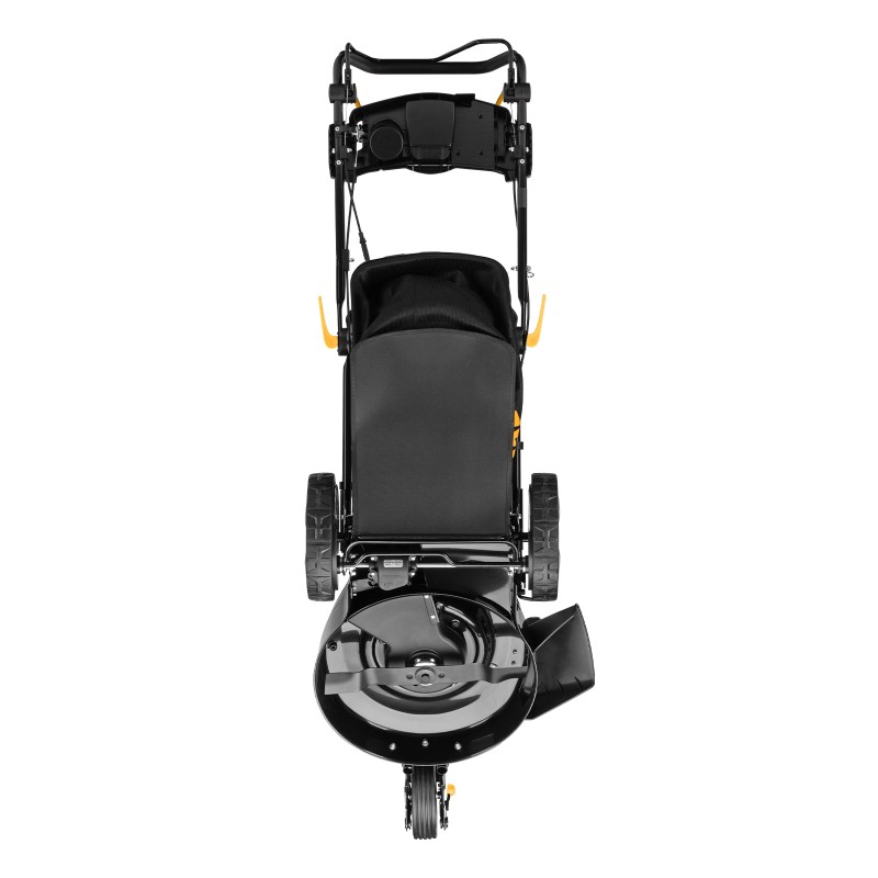 Бензиновая газонокосилка GLT-460SP-T, Trike 149 см3, 46 см, привод, панель, 60л Denzel 