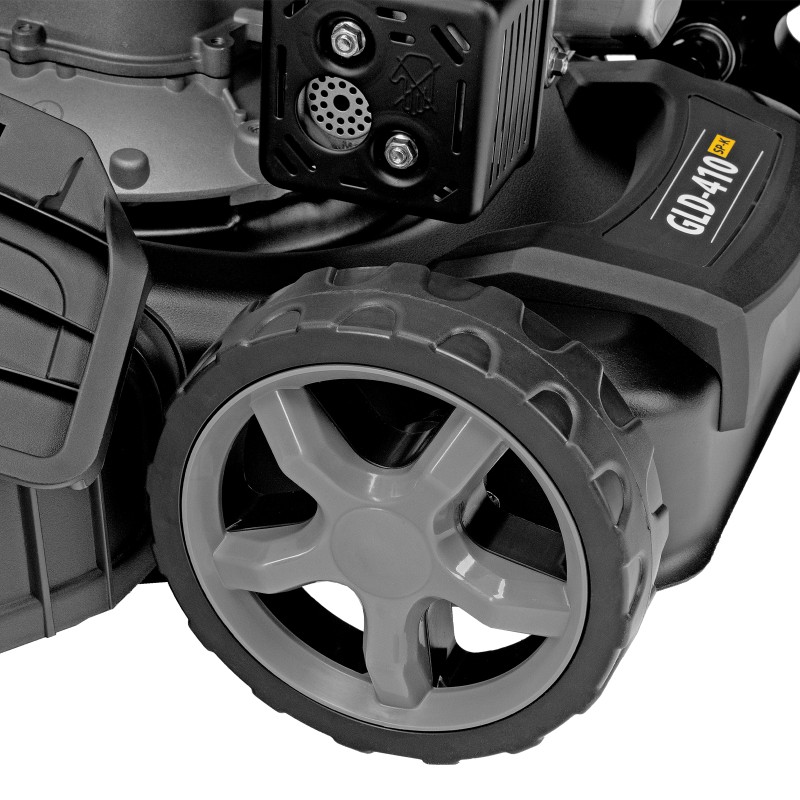 Газонокосилка бензиновая GLD-410SP-K, 150 см3, 41 см, привод, 40 л Denzel