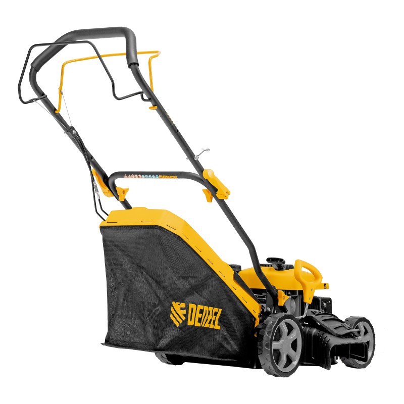 Газонокосилка бензиновая GLD-410SP-K, 150 см3, 41 см, привод, 40 л Denzel