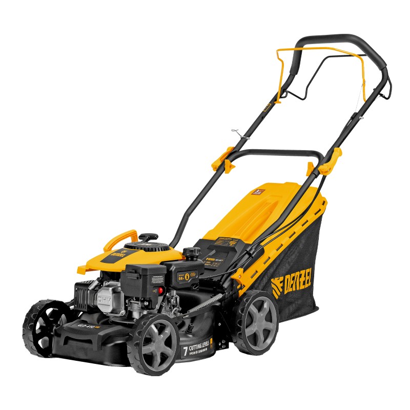 Газонокосилка бензиновая GLD-410SP-K, 150 см3, 41 см, привод, 40 л Denzel