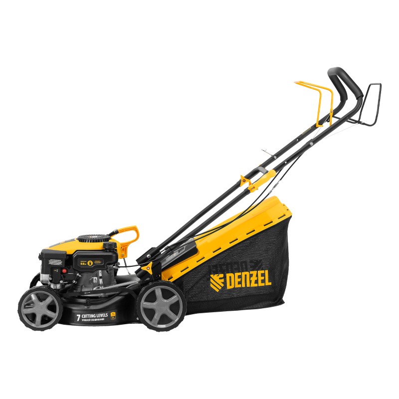 Газонокосилка бензиновая GLD-410SP-K, 150 см3, 41 см, привод, 40 л Denzel